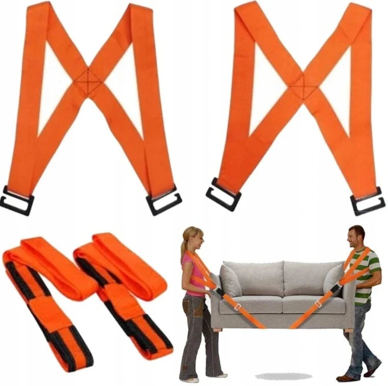 Adjustable Moving Straps for Furniture and Appliances | Shoulder Lifting Harness System for Heavy Items | Ergonomic Load Carrier for Couches | Thomler