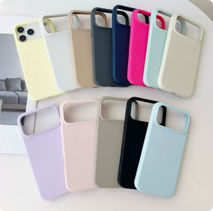 Silicone iPhone Case with MagSafe – Soft Microfiber Lining – Shockproof Finish – Wireless Charging Compatible for iPhone 14 15 16 17 Pro Max | Thomler