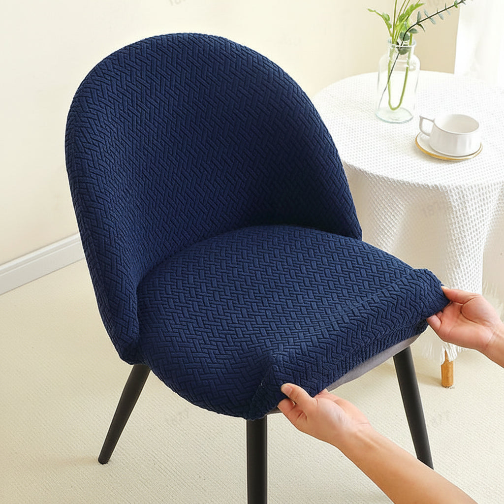 Stretch Dining Chair Slipcovers - Removable Washable Seat Protectors for Kitchen & Dining Room Furniture, Fitted Elastic Chair Covers for | Thomler