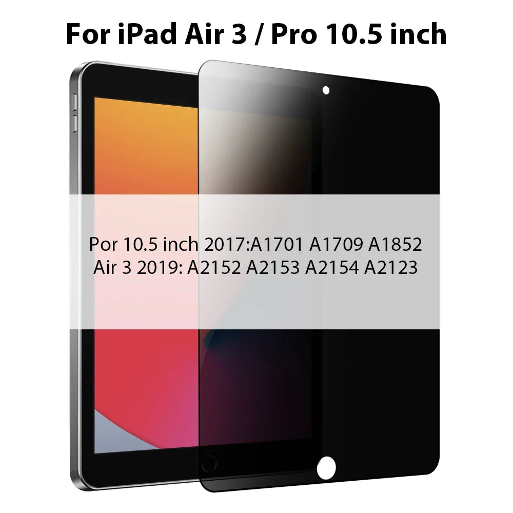Anti-Spy Tempered Glass iPad Shield – Privacy Viewing Angle Control Screen Guard | Thomler