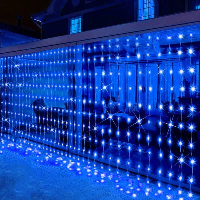 USB Curtain Fairy Lights with Remote – 8 Modes LED String Lights for Bedroom, Wedding, Party & Holiday Decor | Thomler