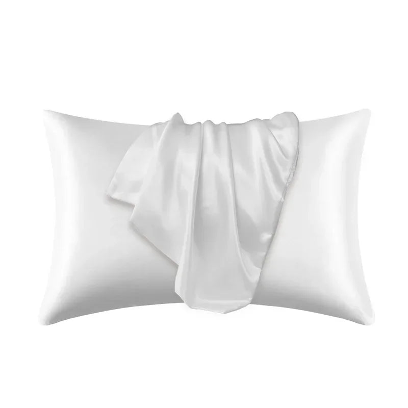 Pillowcase Mulberry Silk 50.0 x 70.0 cm Gold Bedroom Hair And Skin Cooling Sleep Cover Luxury Bedding | Thomler