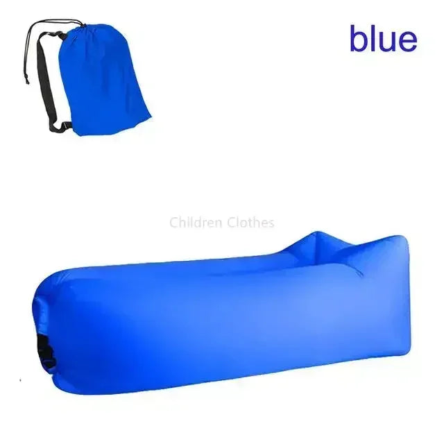 Portable Inflatable Lounger Chair for Camping Beach Park & Festivals – Fast Setup Air Couch with Headrest | Thomler