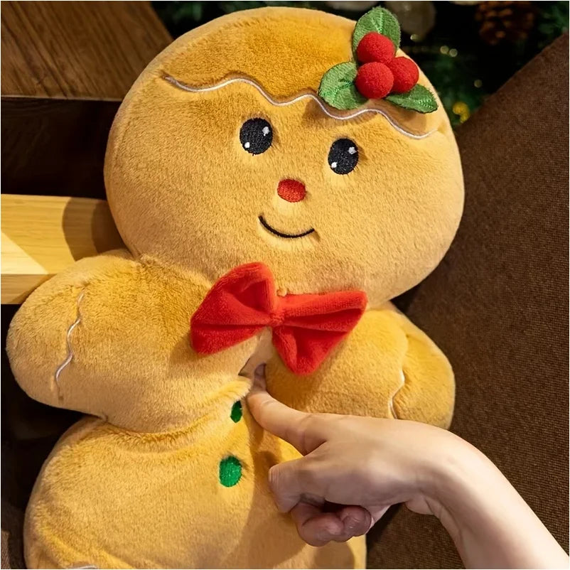 Holiday Plush Throw Pillow – Festive Character Cushion for Christmas & New Year Home Decor | Thomler