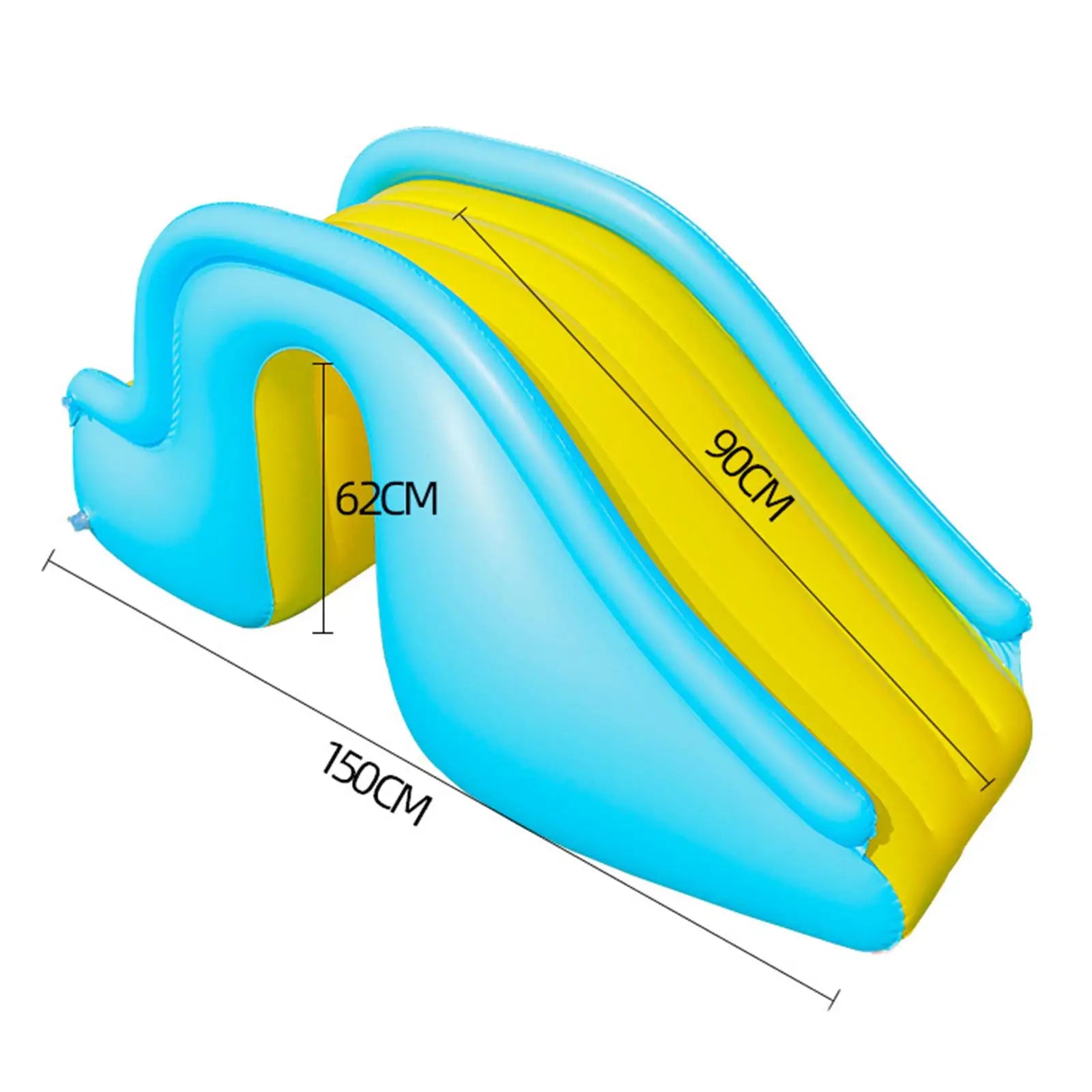Inflatable Pool Slide for Kids – Backyard Water Play Fun for Above Ground Pools & Yards | Thomler