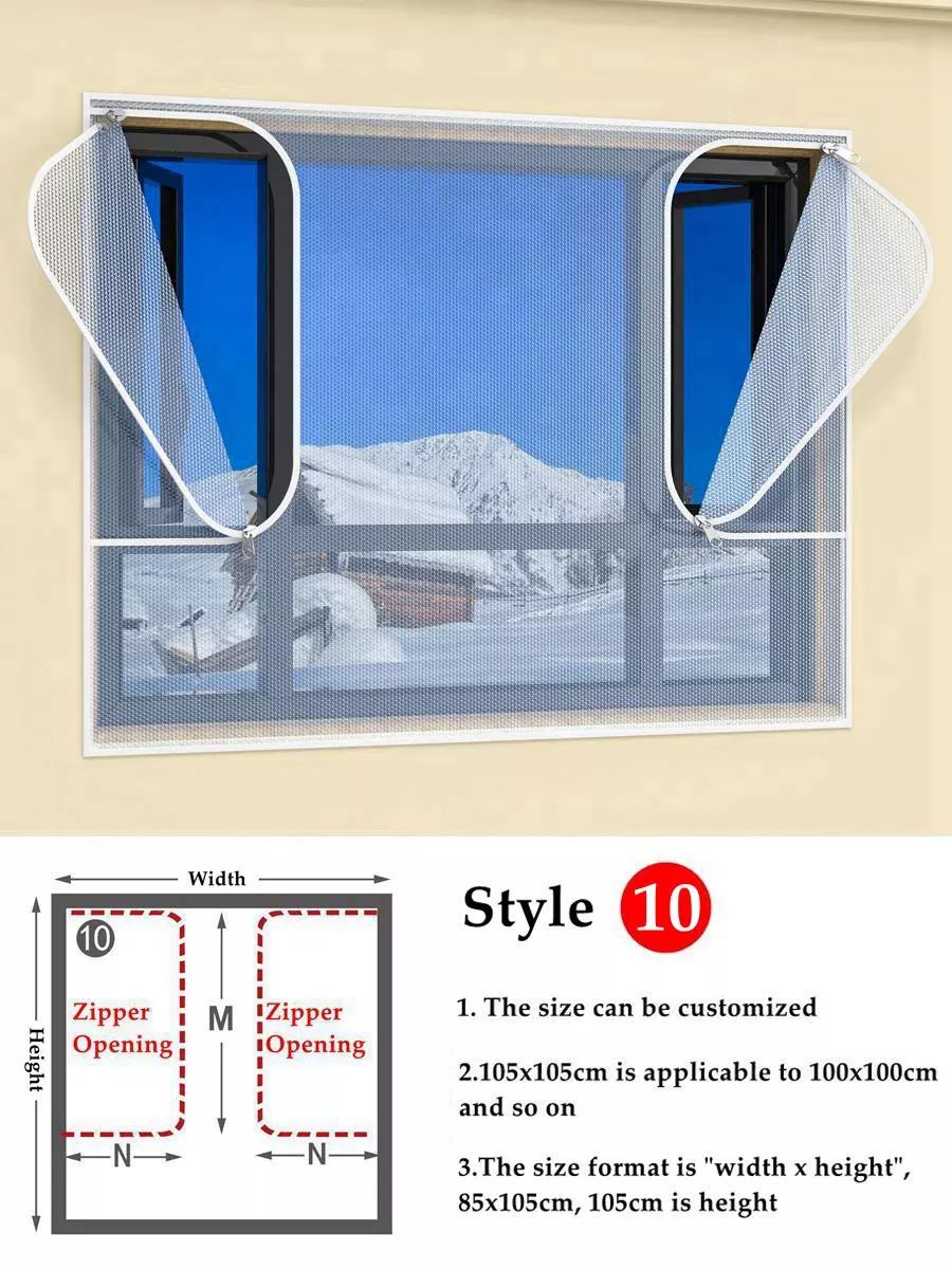 Insulating Window Film Kit – Dual-Layer Thermal Draft Stopper with Adhesive Zipper – Energy-Saving Clear Shrink Barrier for Winter Storm | Thomler
