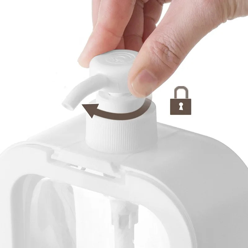 Soap Dispenser ABS Plastic 10.6 oz Minimalist Bathroom Kitchen Nordic Style Modern Pump Bottle | Thomler