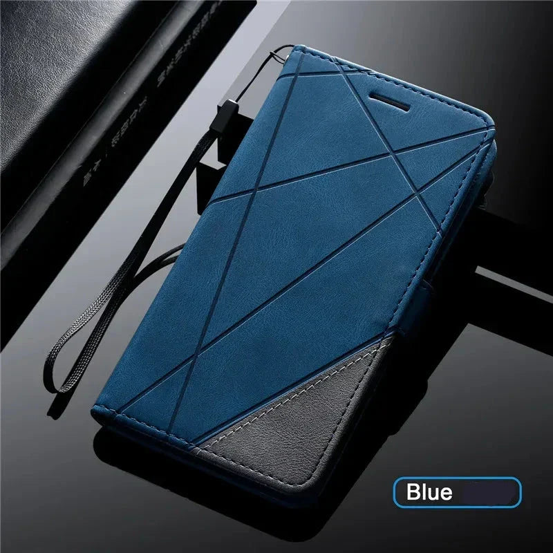 Magnetic Flip Wallet Case for Samsung Galaxy A Series — Premium PU Leather with Card Slots & Secure Closure | Thomler