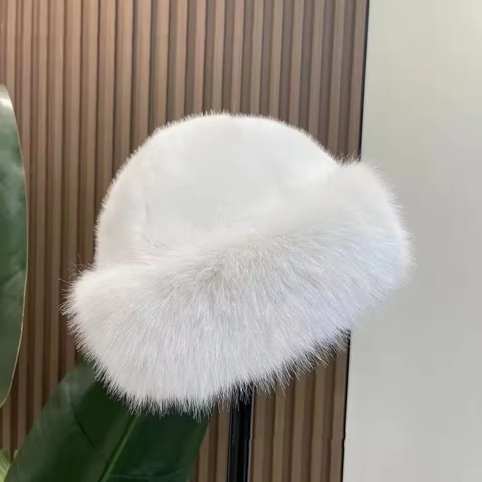 Faux Fur Trapper Hat for Women – Windproof Ear Flaps, Thick Fleece Lining for Skiing, Snowboarding & Winter Sports | Thomler