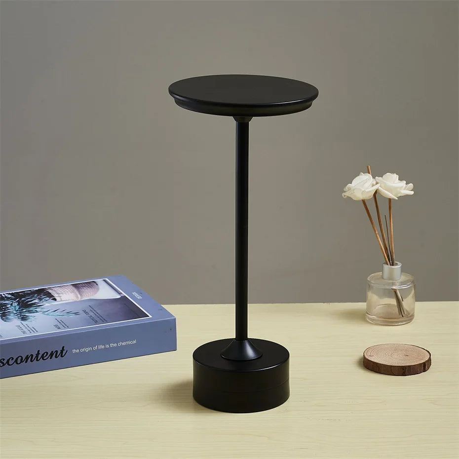 Table Lamp Metal 11 in USB Rechargeable Touch Control Desk Lamp Warm Neutral White Light | Thomler