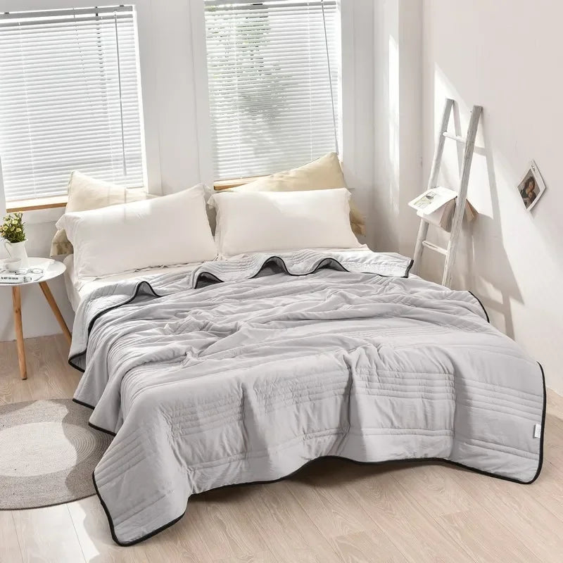 Cooling Weighted Blanket for Hot Sleepers – Breathable Summer Sleep Comforter for Adults & Teens | Thomler