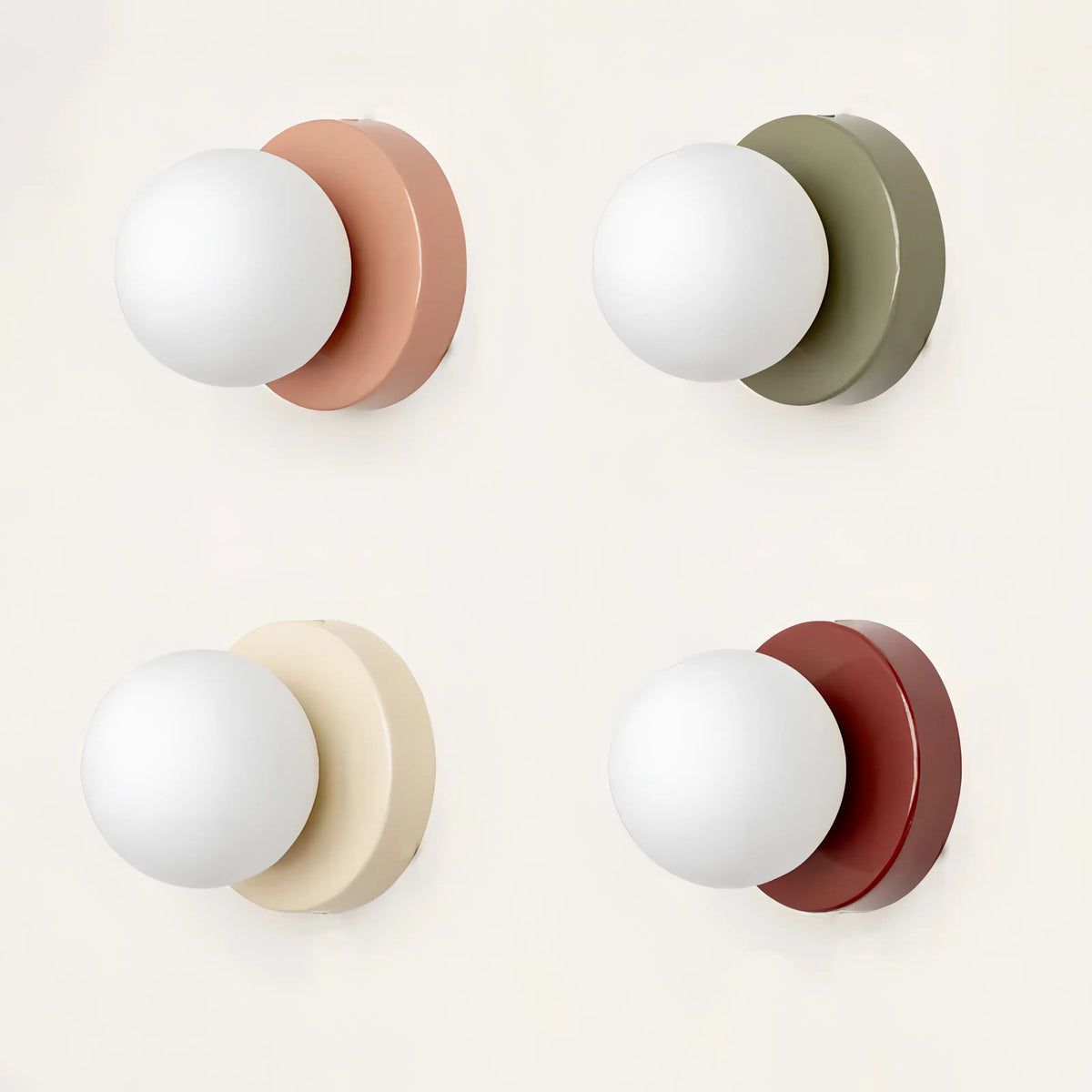 Glass Globe Wall Sconce – Modern Scandinavian Accent Light for Bedroom, Hallway & Living Room | Thomler