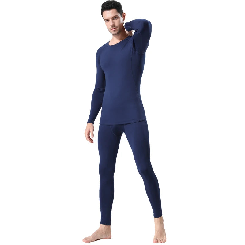 Fleece-Lined Compression Leggings for Men – Cold-Weather Base Layer Tights for Work & Outdoor Activities | Thomler