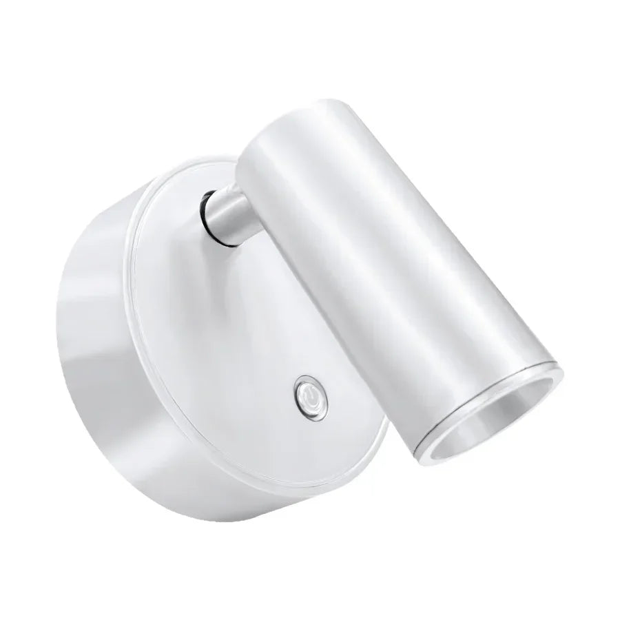 Compact Rechargeable Wall Sconce with Touch Control & Magnetic Mount – 3 Color Temperatures, 360° Swivel for Bedside Reading & Hallways | Thomler