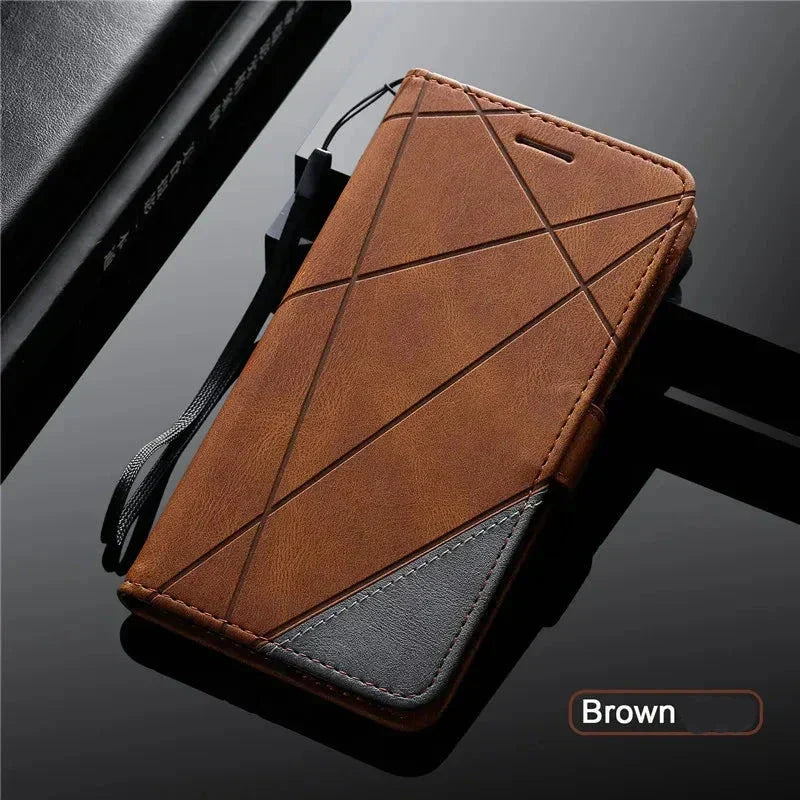 Magnetic Flip Wallet Case for Samsung Galaxy A Series — Premium PU Leather with Card Slots & Secure Closure | Thomler