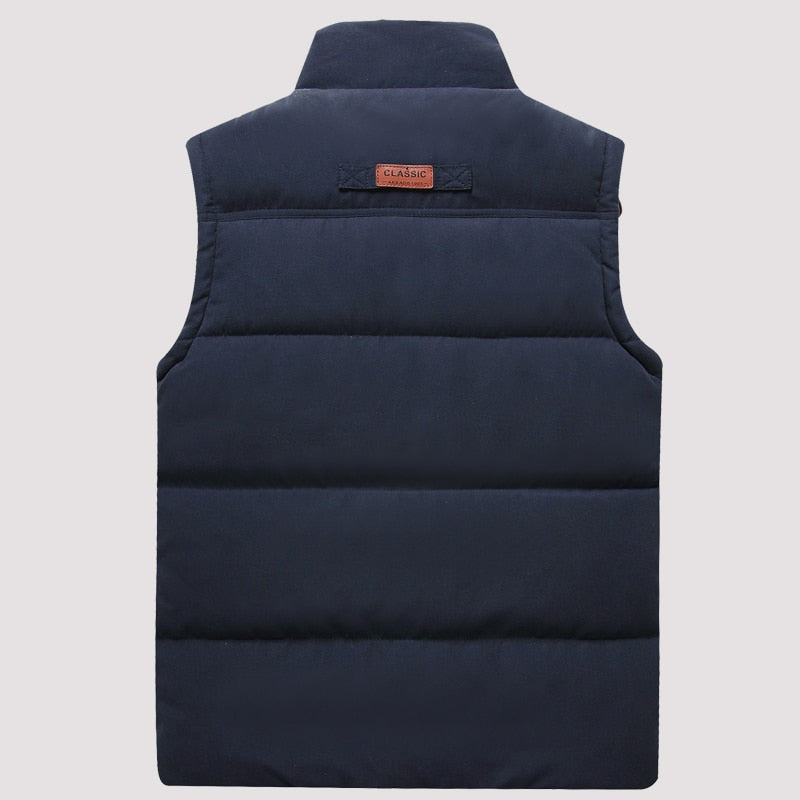 Men's Quilted Puffer Vest – Insulated Sleeveless Jacket with Water-Resistant Shell for Cold Weather, Casual Wear & Outdoor Activities | Thomler