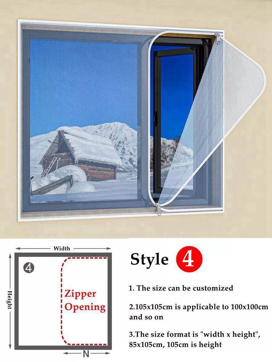 Insulating Window Film Kit – Dual-Layer Thermal Draft Stopper with Adhesive Zipper – Energy-Saving Clear Shrink Barrier for Winter Storm | Thomler