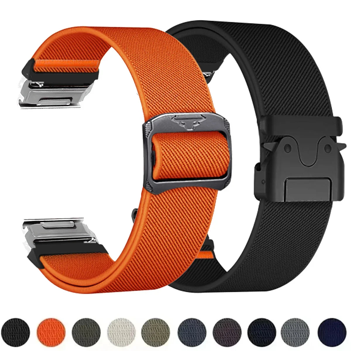 Tactical Nylon Watch Band for Active Smartwatches – Adjustable, Durable Wrist Strap in Multiple Widths – Compatible Replacement | Thomler