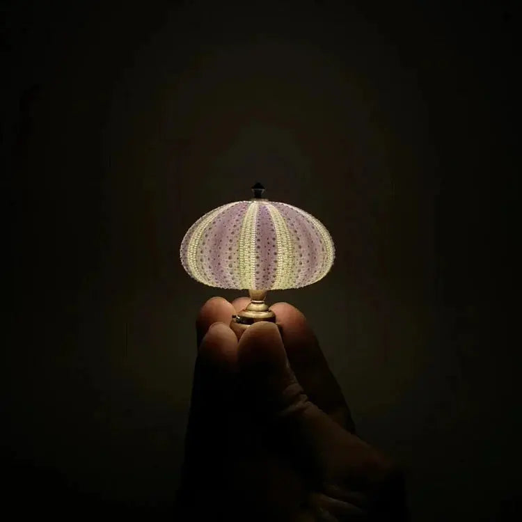 Seeigel-Nachtlampe mit sanfter Ambientebeleuchtung