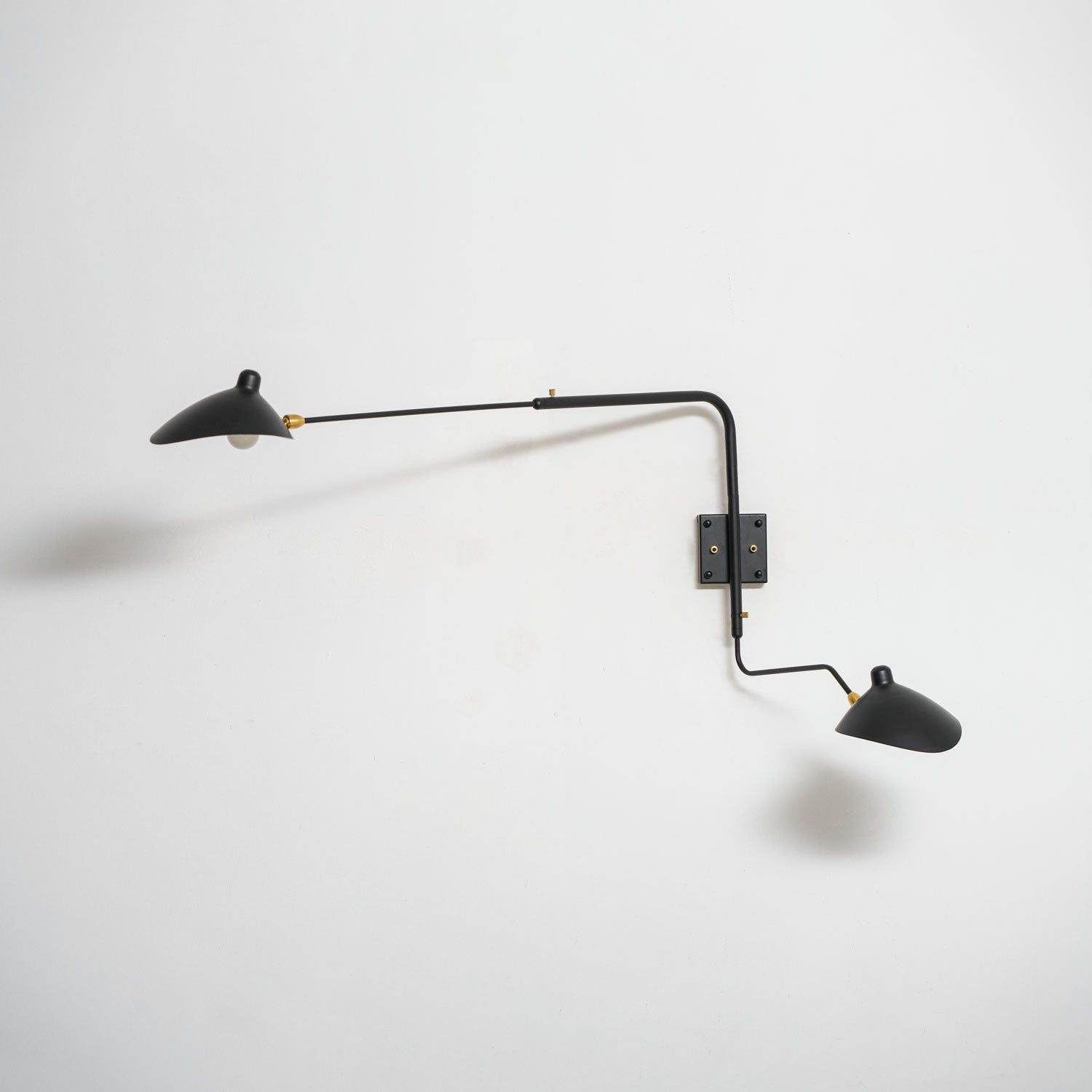 One-Arm Adjustable Wall Sconce 47–55 in Metal LED Indoor Lighting Modern Design | Thomler