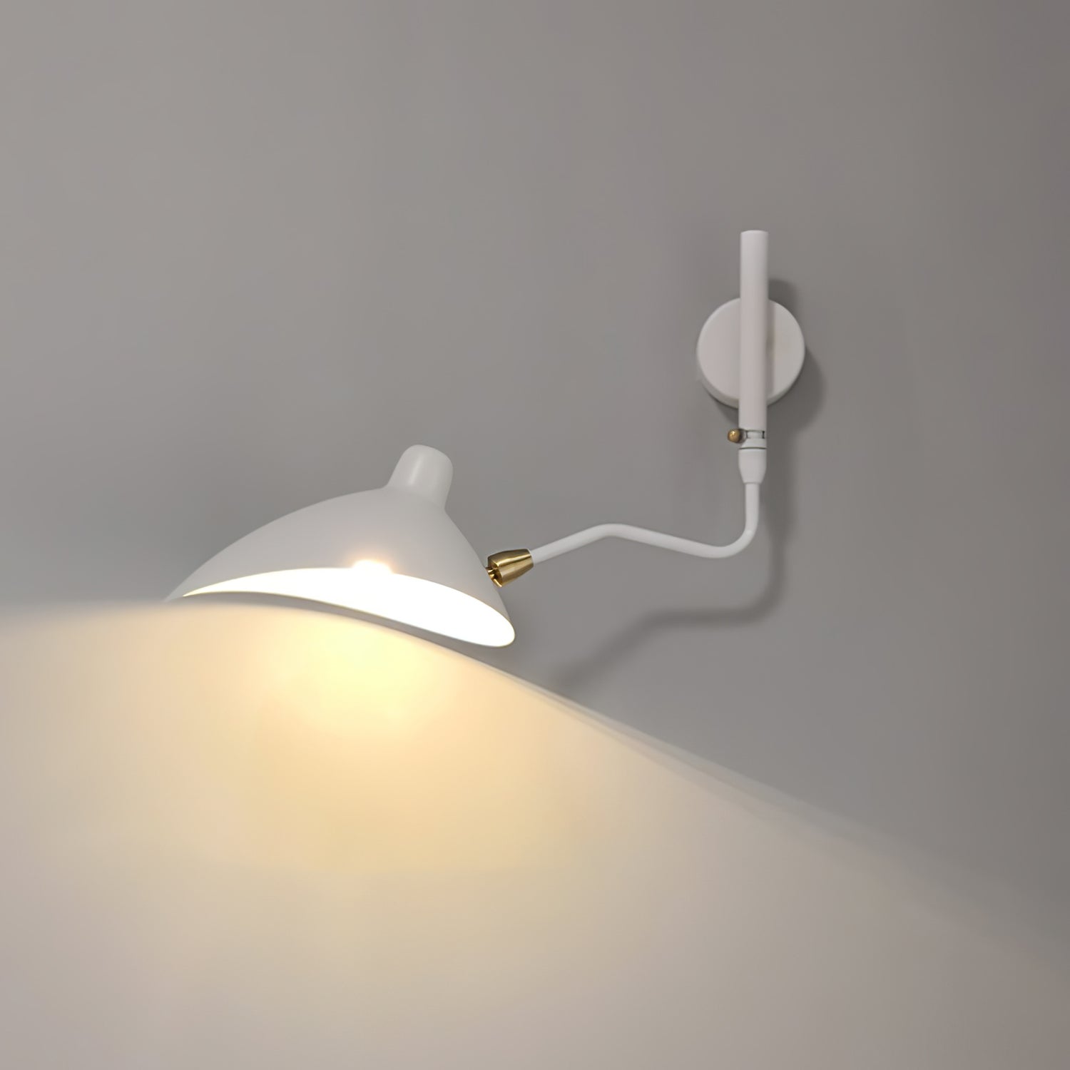 Articulated Arm Wall Sconce Black Mid-Century Modern Adjustable Swing Lamp for Living Room Bedroom Home Office Reading Light | Thomler