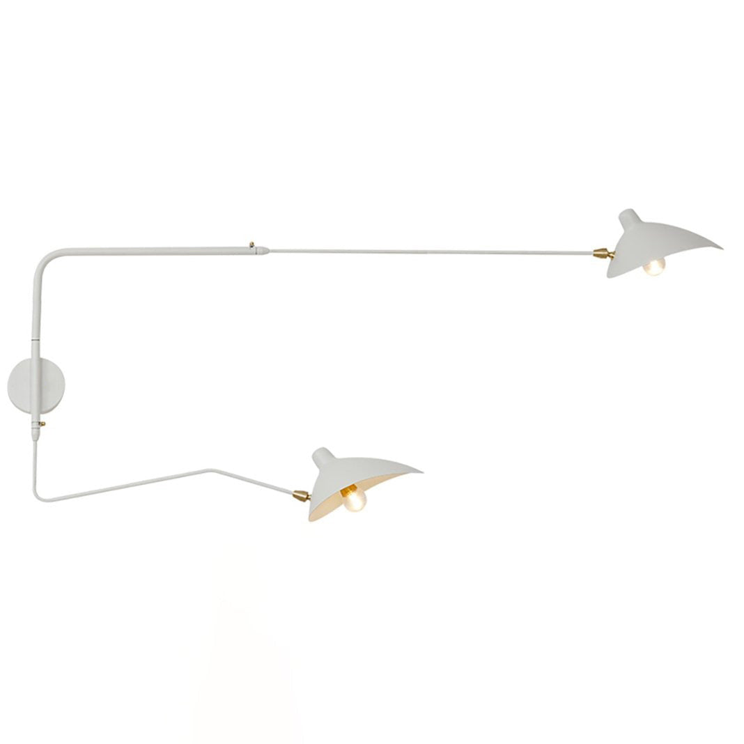 One-Arm Adjustable Wall Sconce 47–55 in Metal LED Indoor Lighting Modern Design | Thomler