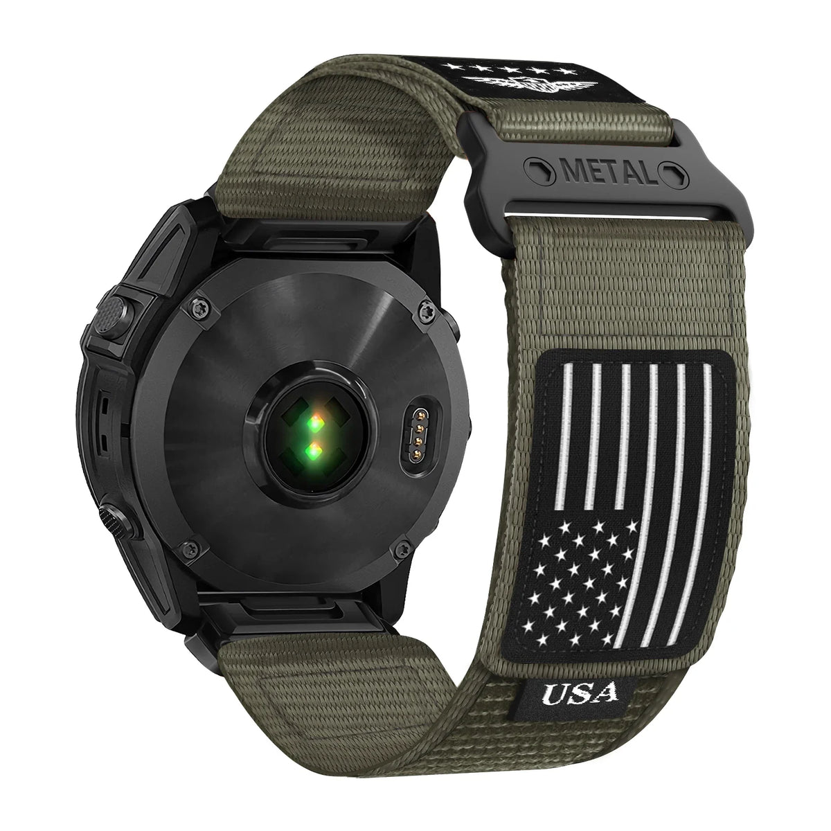 QuickFit Woven Nylon Watch Band for Garmin Fenix – Adjustable Tactical Fitness Strap for Running, Hiking & Everyday Wear | Thomler