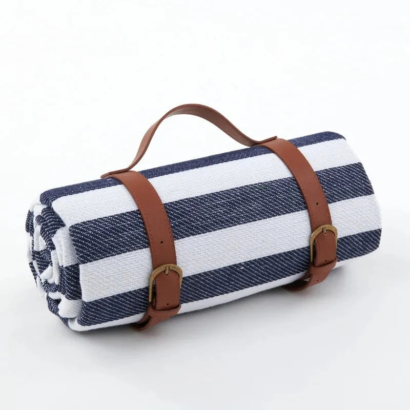 Foldable Waterproof Outdoor Picnic Blanket with Cushioned Padding & Carry Strap for Beach Park Camping | Thomler