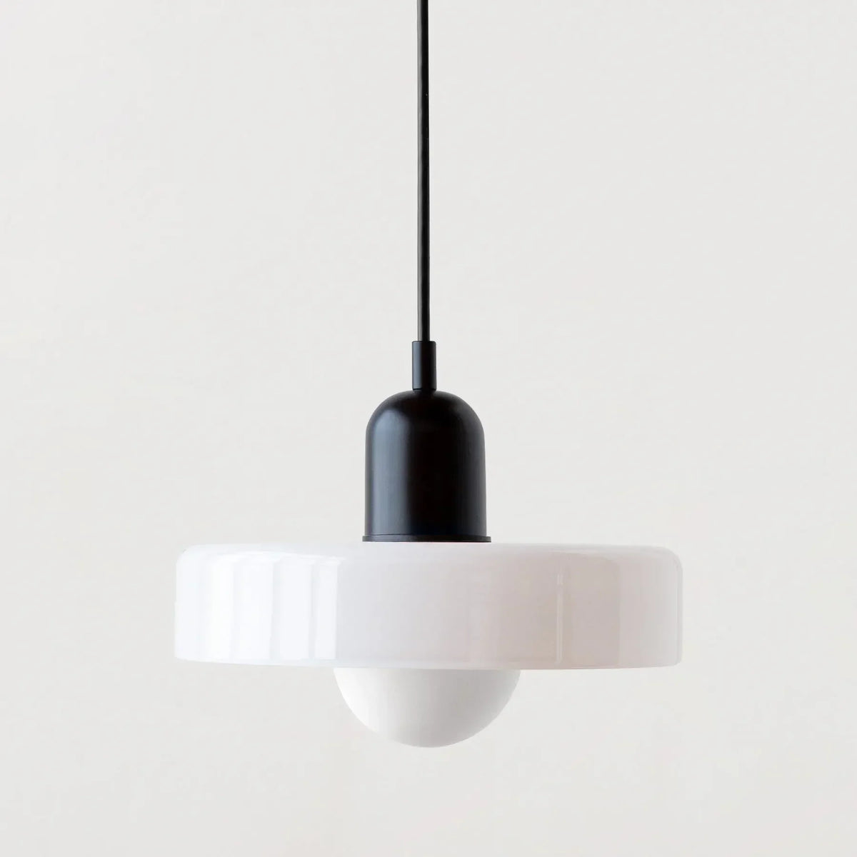 Tinted Glass Pendant Light – Contemporary Hanging Fixture with Colorful Accents for Dining Room & Bedroom | Thomler