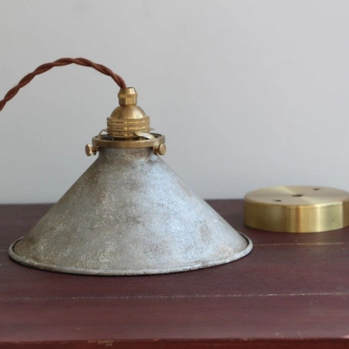 Pendant Light Iron 13.8 in Blue Adjustable Kitchen Island Dining Industrial Vintage Hanging Ceiling Lamp | Thomler