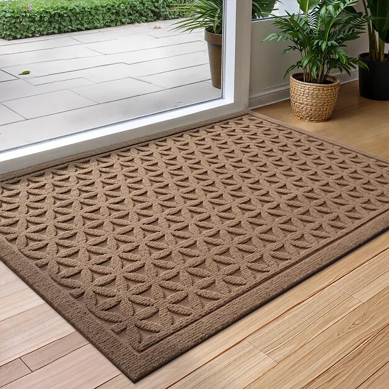 Indoor Outdoor Doormat Absorbent Non-Slip Entryway Floor Mat for Front Door Hallway Kitchen Bathroom Quick Dry Dirt Trapping Rug | Thomler