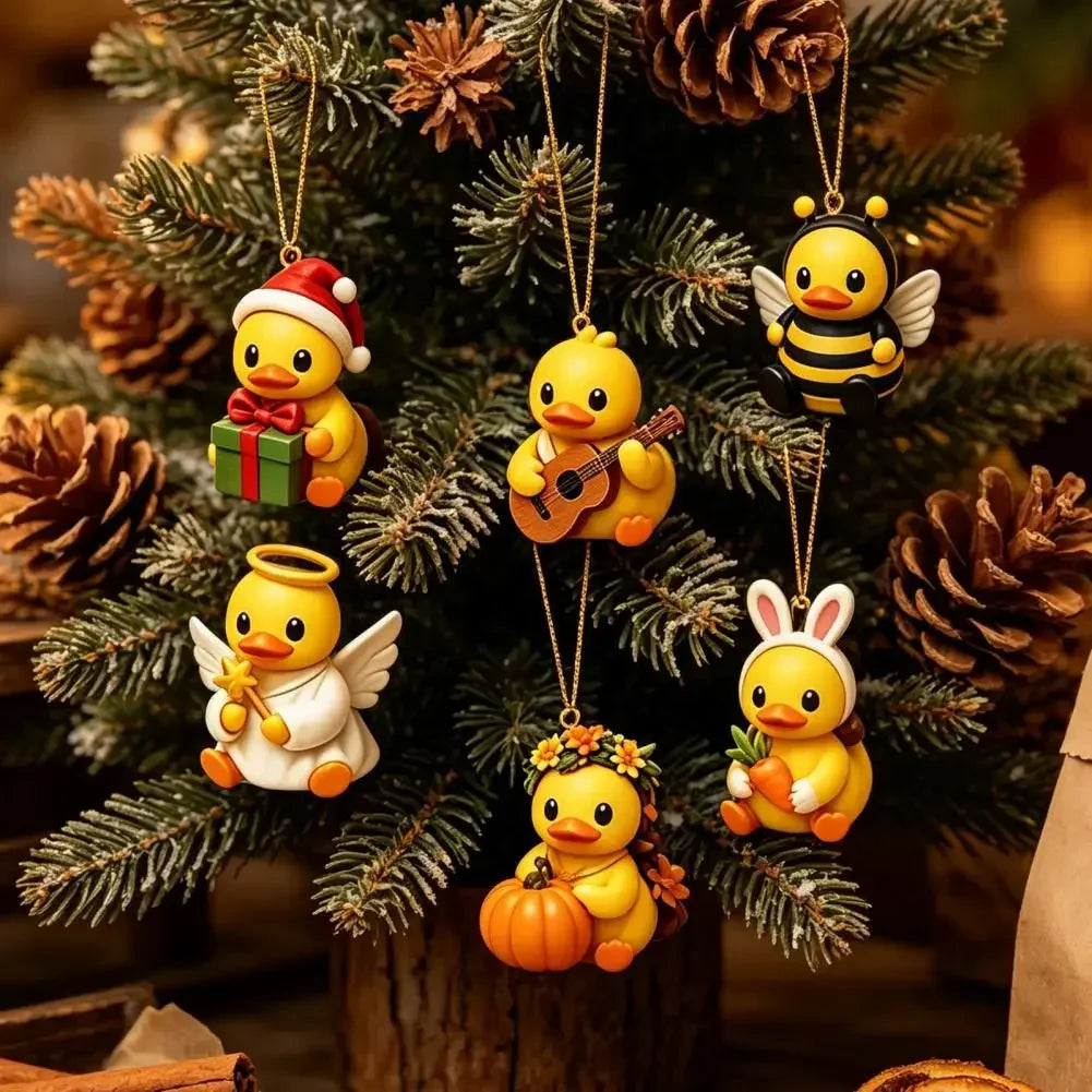 Countdown Advent Calendar 24-Day Duck Squishy Toy Collection Holiday Stress Relief Fidget Set for Adults | Thomler