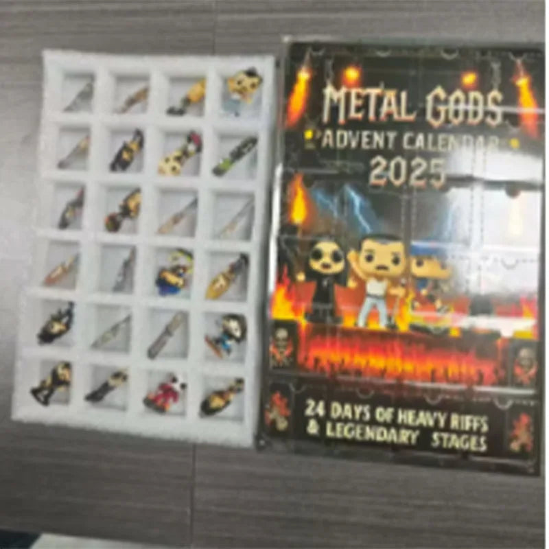 Rock Music 24-Day Countdown Calendar Box with Holiday Surprises for Kids | Thomler