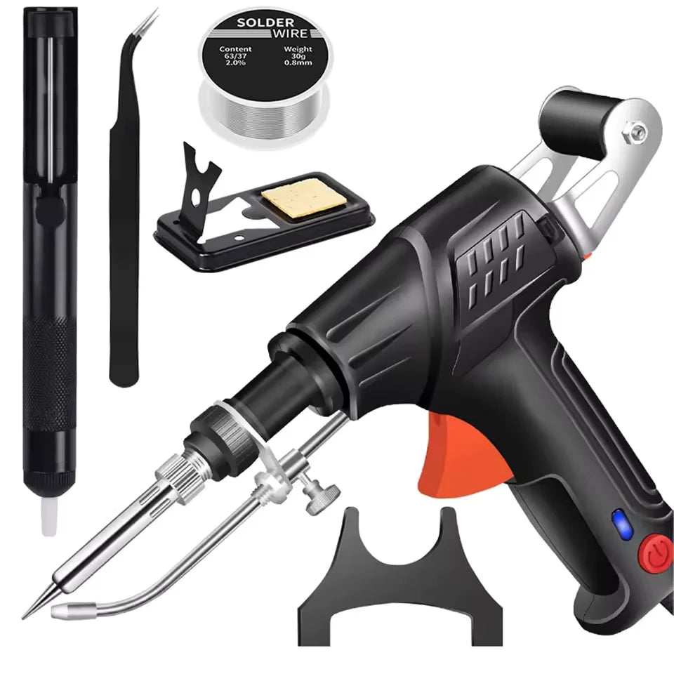 Portable Electric Soldering Iron Kit 60W Fast Heat for Circuit Boards Wire Electronics Repair DIY Projects Home & Workshop Use | Thomler