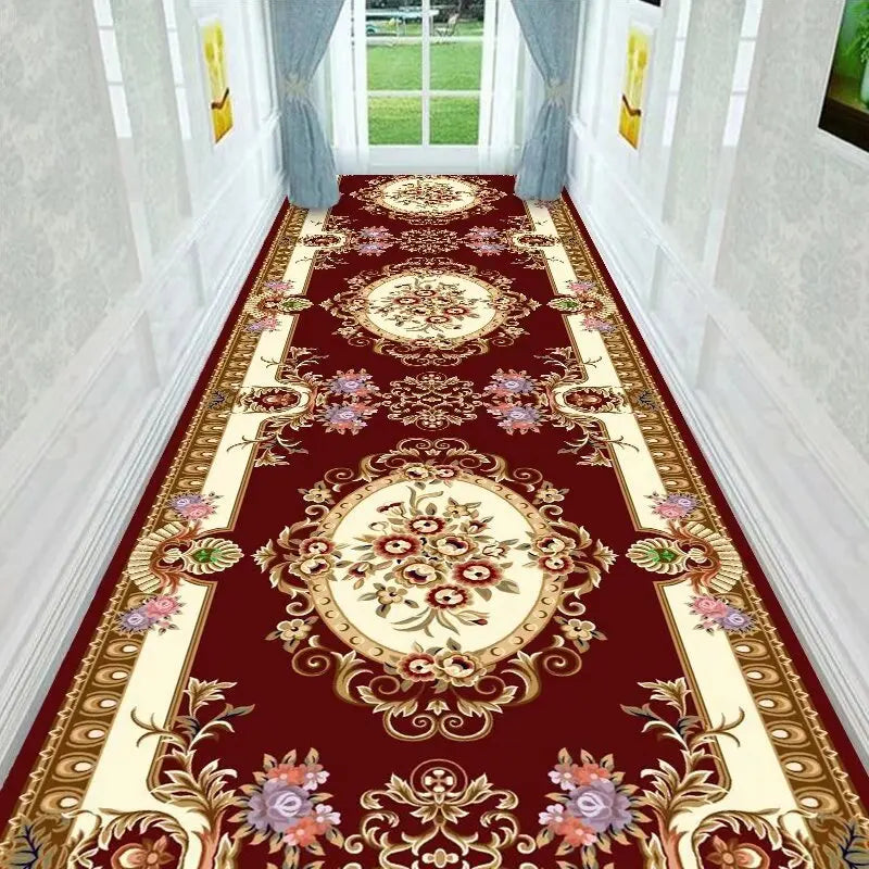 Persian-Inspired Hallway Runner Rug with Non-Slip Backing – Machine Washable Corridor Mat for Entryways and Stairs | Thomler