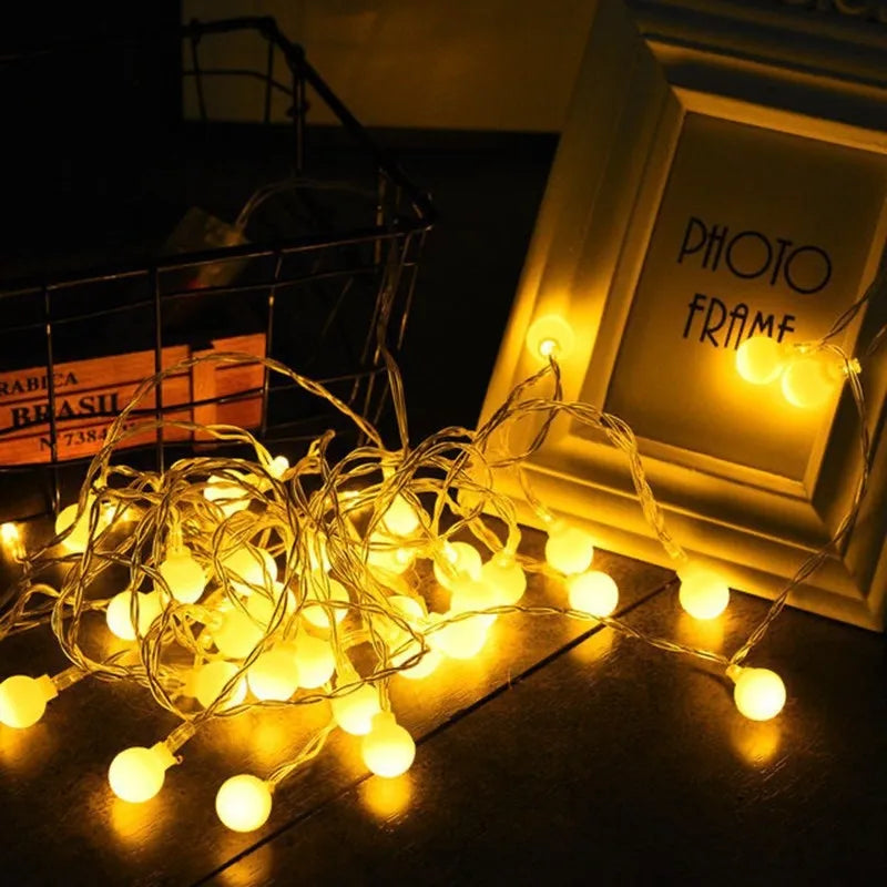 String Lights PVC 20 ft Warm White Indoor Outdoor Decorative Wedding Party Ambiance | Thomler