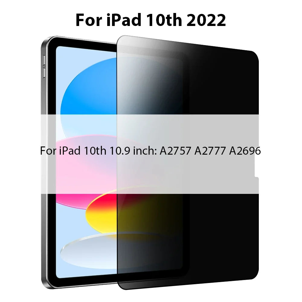 Anti-Spy Tempered Glass iPad Shield – Privacy Viewing Angle Control Screen Guard | Thomler