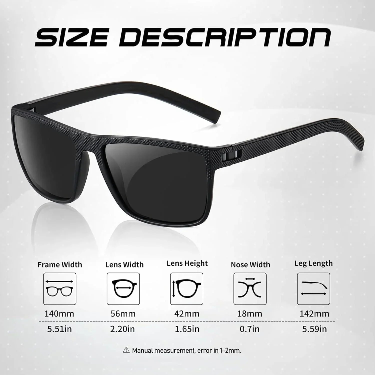 Polarized Sunglasses 3-Pack Set UV400 Protection Outdoor Eyewear for Men Women Driving Fishing Beach Sports | Thomler