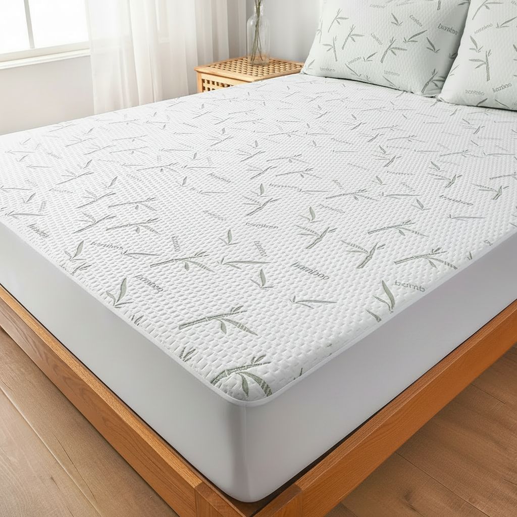 Cooling Bamboo Fitted Sheet – Temperature-Regulating Summer Sleep Topper for Hot Sleepers | Thomler