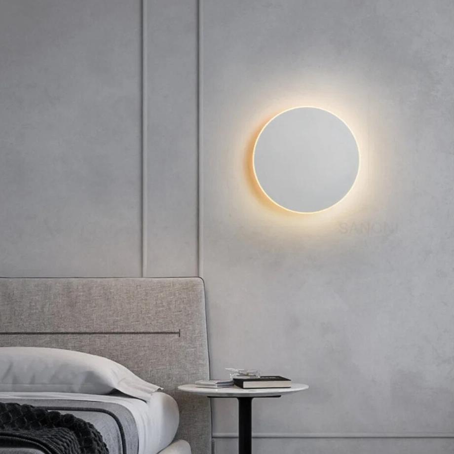 Wall Lamp Aluminium 30.0 cm 10W Warm White Bedroom Hallway Nordic Japandi LED Accent Lighting | Thomler