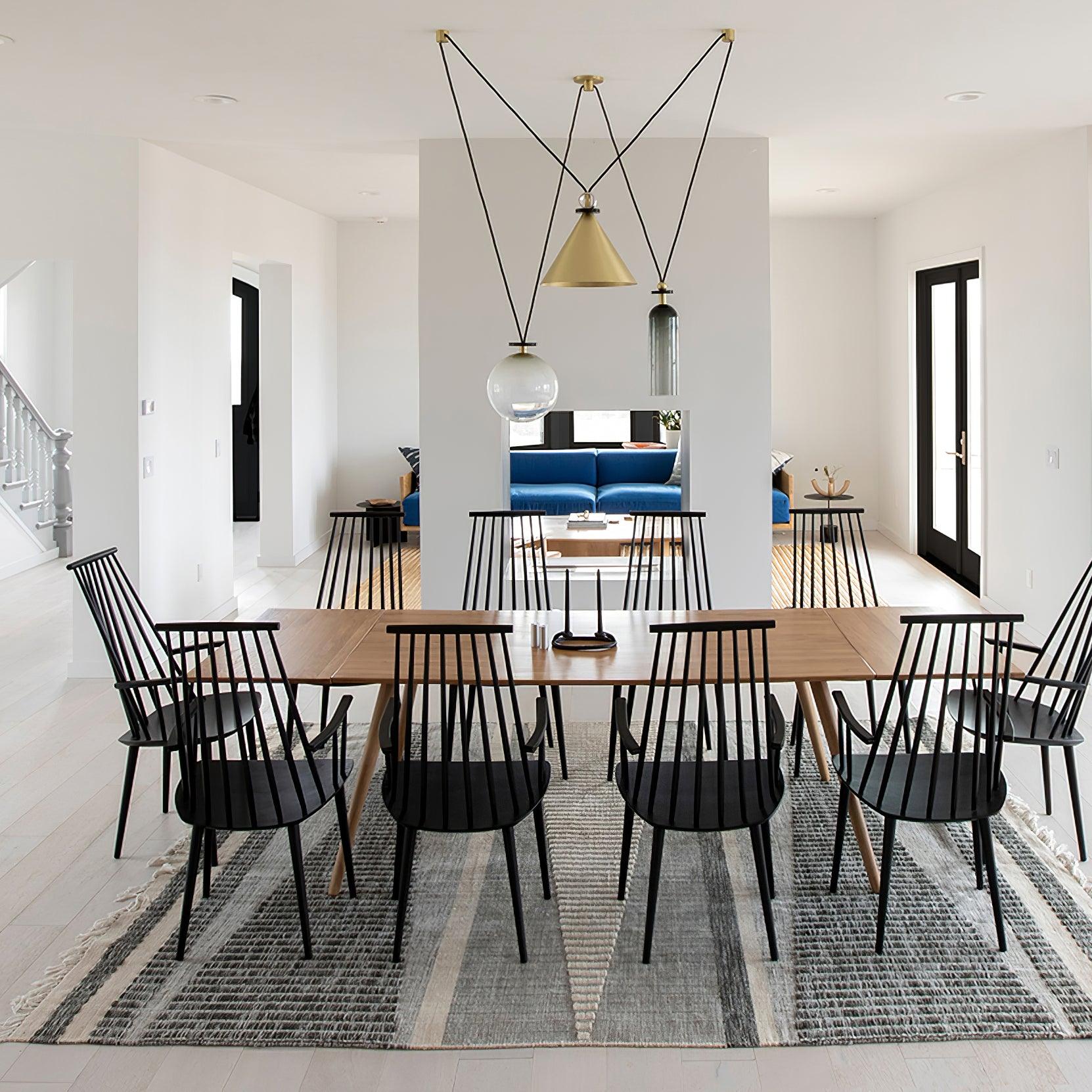 Metal Geometric Pendant Light 11.8 in Modular Ceiling Indoor Hanging Lamp | Thomler