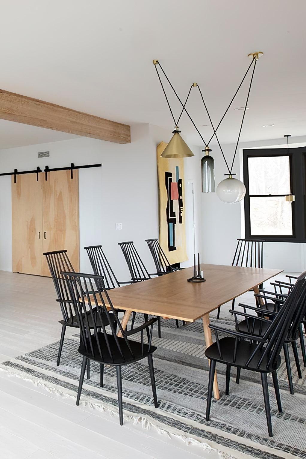Metal Geometric Pendant Light 11.8 in Modular Ceiling Indoor Hanging Lamp | Thomler
