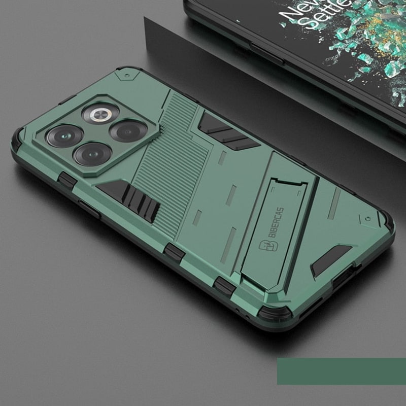 Reinforced Phone Case with Built-In Stand for OnePlus 15 13 12 11 10 Nord – Drop Protection Kickstand Cover Heavy Duty Shield | Thomler