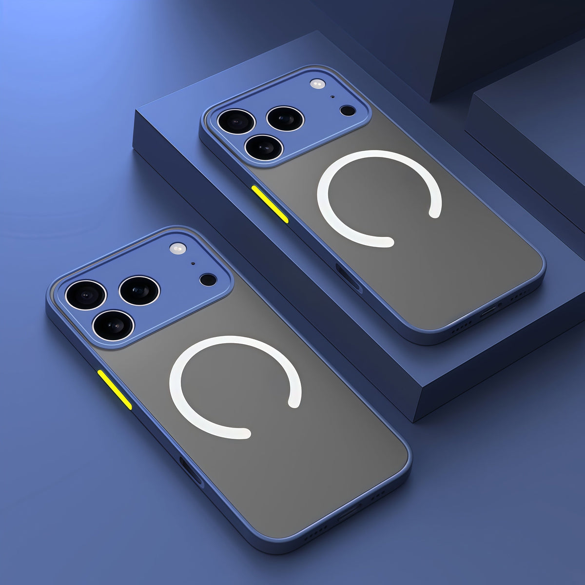 Magnetic Silicone iPhone Case with Raised Edge Protection & Wireless Charging – All Models 12 to 17 | Thomler