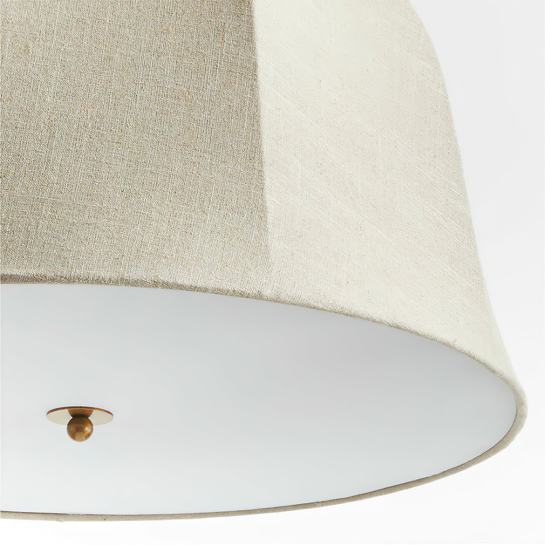 Pendant Light Linen 14.6 in Adjustable Bedroom Living Room Dining Room Hanging Lamp Vintage Style | Thomler