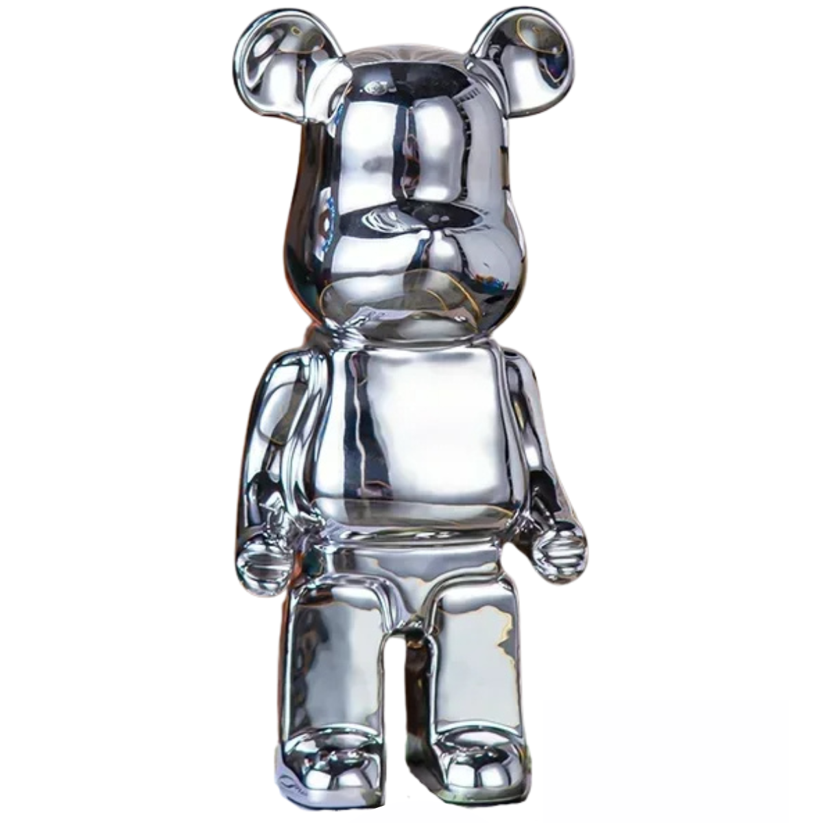 Abstract Bear Figurine Resin Sculpture Modern Home Decor Statue Art Piece for Shelves Desk Office Living Room Colorful Animal Accent Gift | Thomler