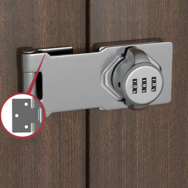 Combination Cabinet Lock Keyless Security Latch for Drawers Cupboards Lockers Zinc Alloy No-Drill Mount 3-Digit Code Protection | Thomler
