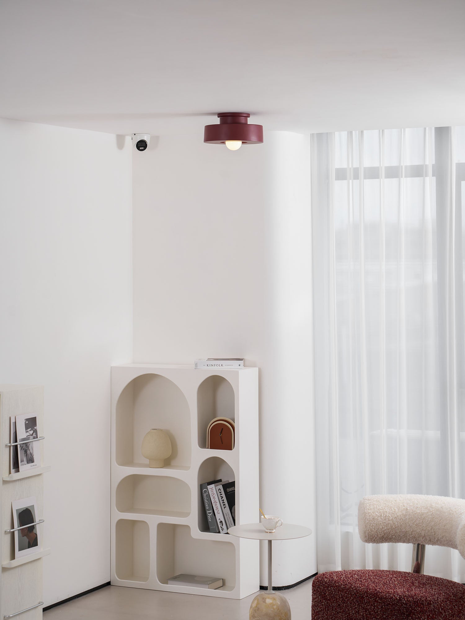 Resin Ceiling Light 11.8 in Red Green Black Indoor LED E26 E27 Modern Lighting Fixture | Thomler
