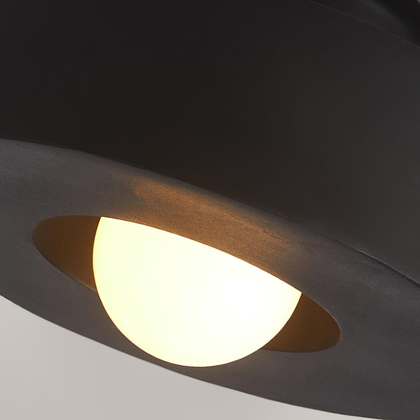 Resin Ceiling Light 11.8 in Red Green Black Indoor LED E26 E27 Modern Lighting Fixture | Thomler