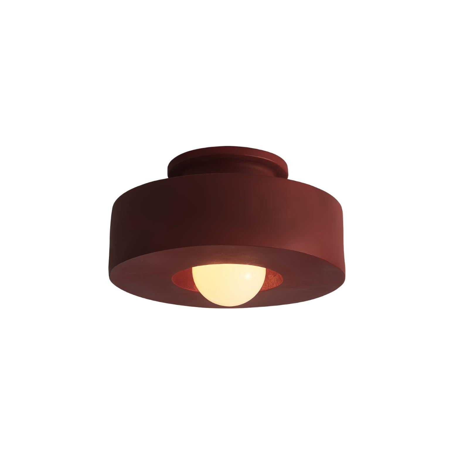 Resin Ceiling Light 11.8 in Red Green Black Indoor LED E26 E27 Modern Lighting Fixture | Thomler